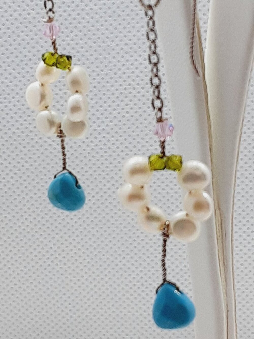 NEW Ivy Stella 3 inch drop french wire earrings - Picture 3 of 6